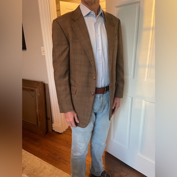 Plaid Wool & Cashmere Sport Coat